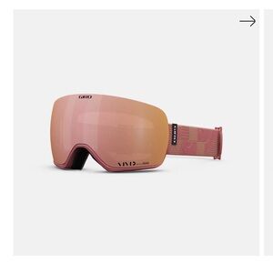 Giro Pink Multicolor Lens Ski Goggles